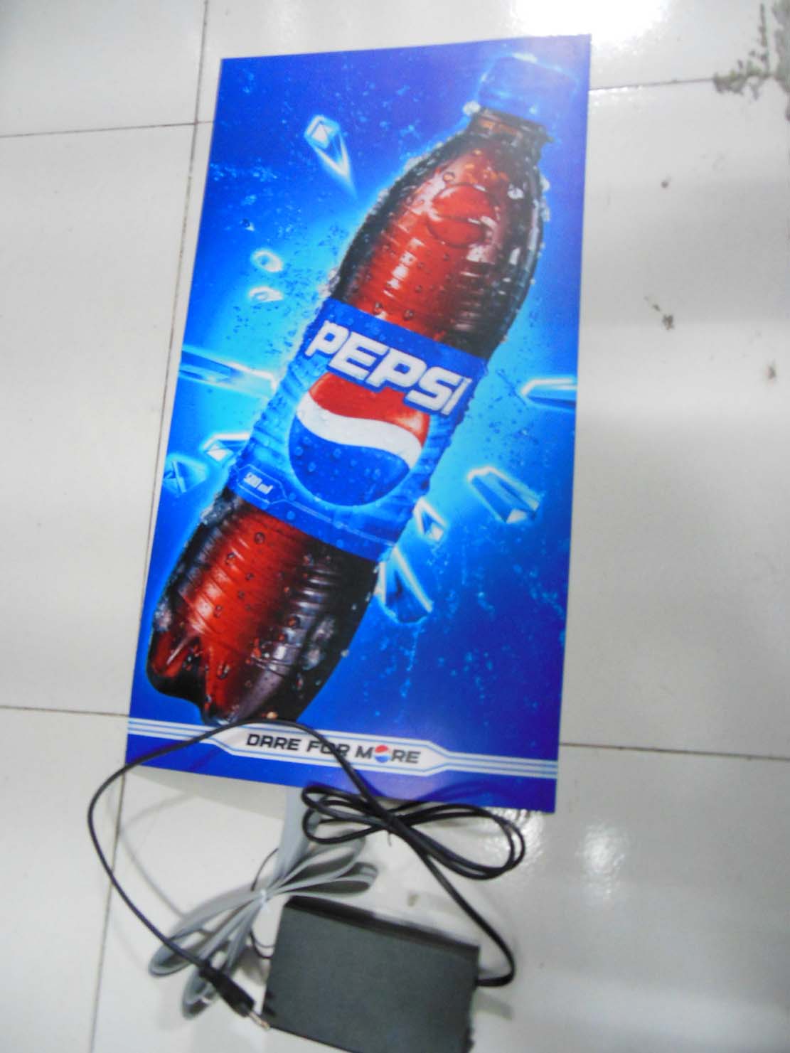 El Flashing Light Coca Cola Poster