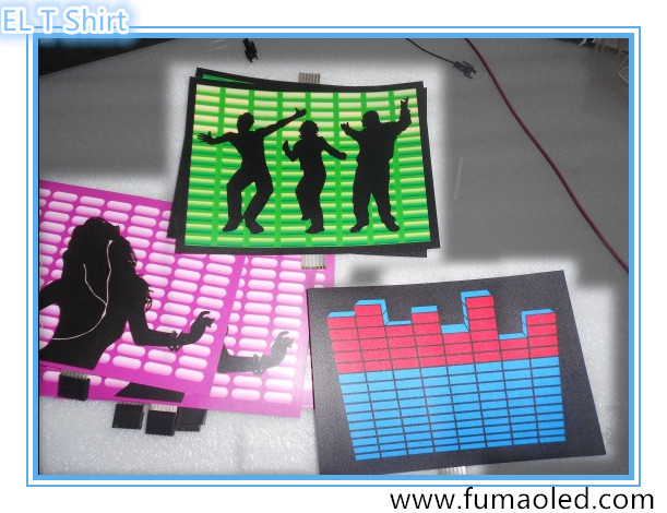 El Light-Up Graphic Equalizer T Shirt