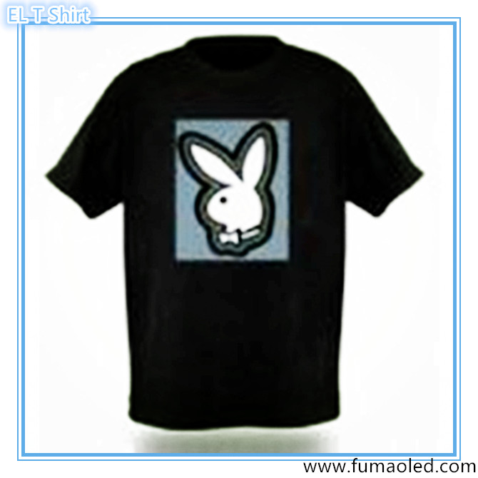 White Ribbon Ear Design El T Shirt