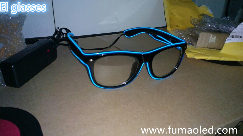 Search Light Foil EL Wire Glasses