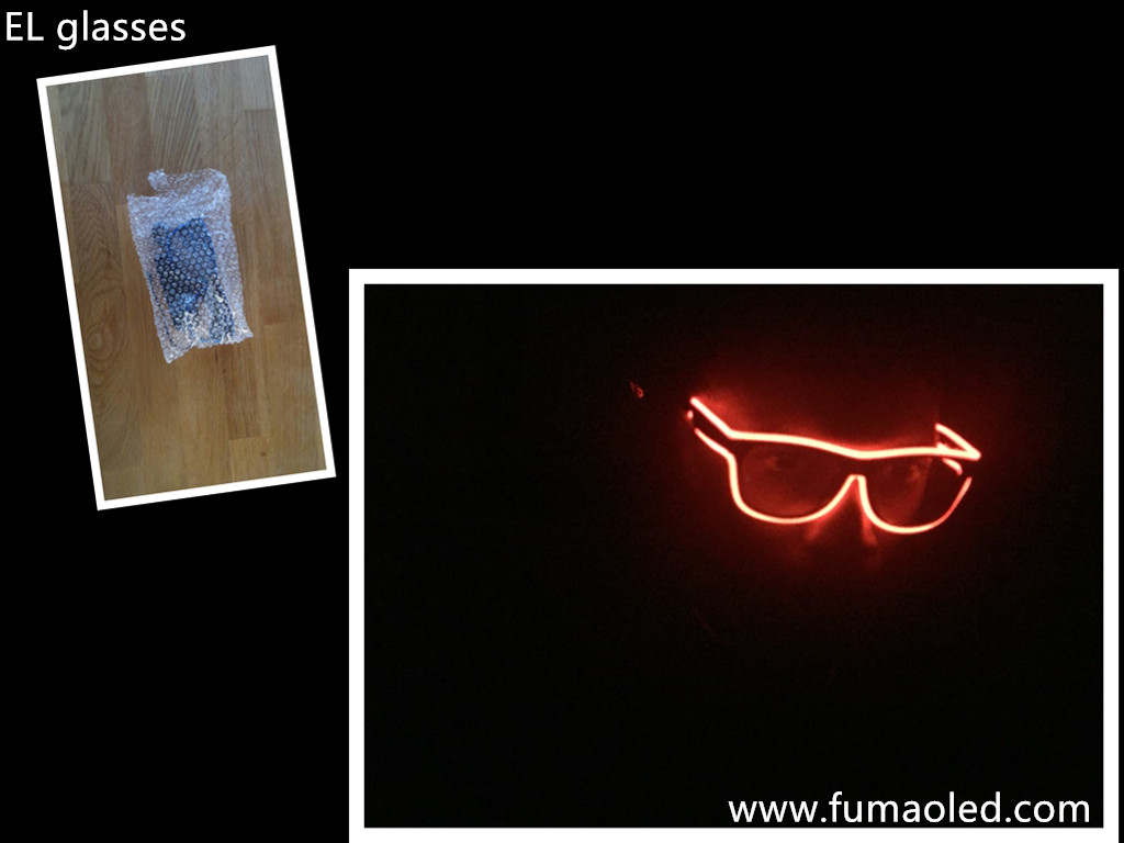 Glowing El Wire Glasses