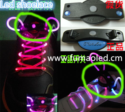 Pink Color Led Shoelaces