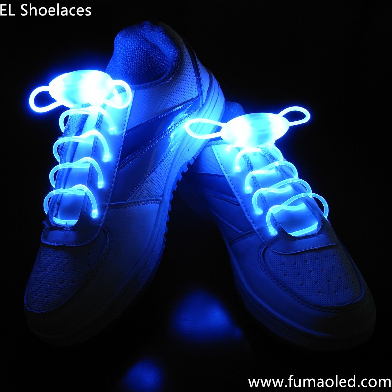 Blue And Popularity Led Shoelaces