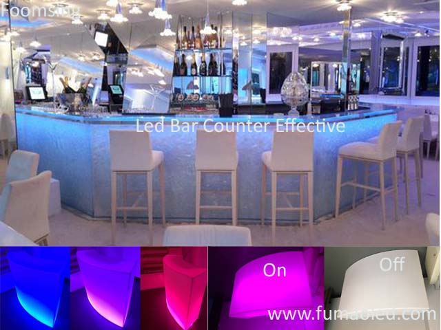 RGB Led Bar Counter With Tunable Stripe Infrared Remote Control