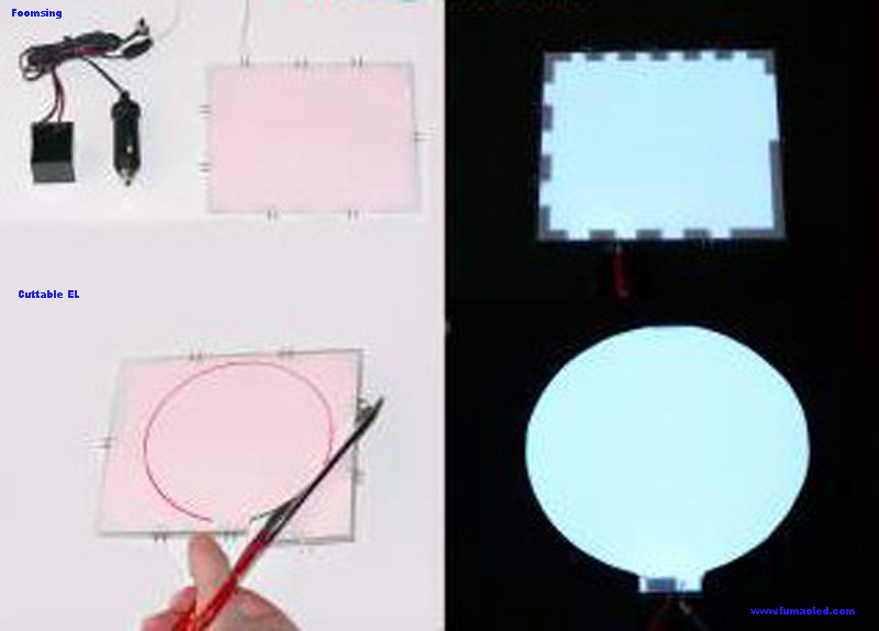 Different Color and Circle Shape El Backlight Panel In 2020