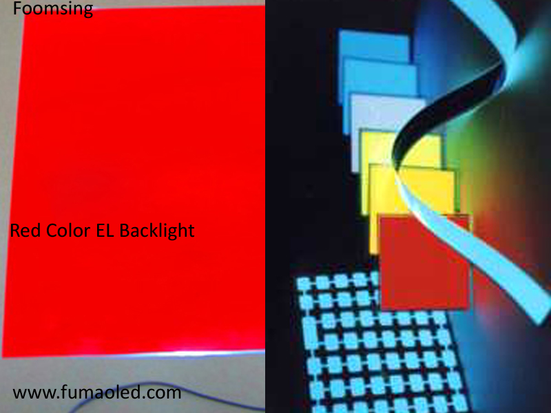 Red Color El Backlight Sheet