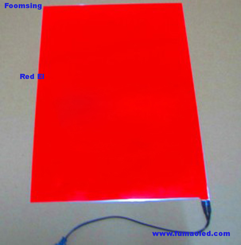 Red Color El Backlight Sheet