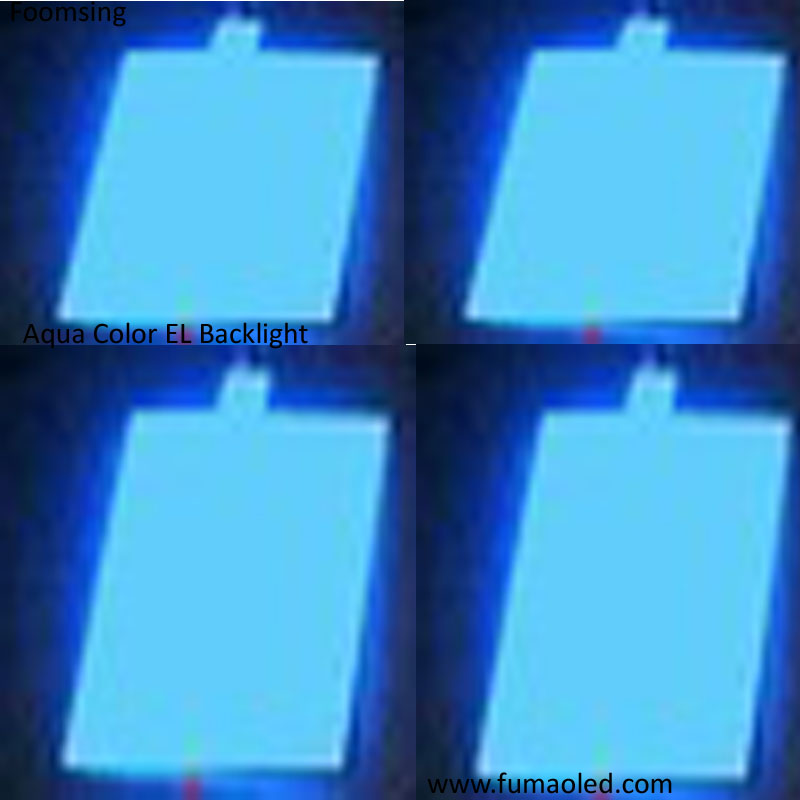 Blue Color El Sheet Panel With 12 V Inverter