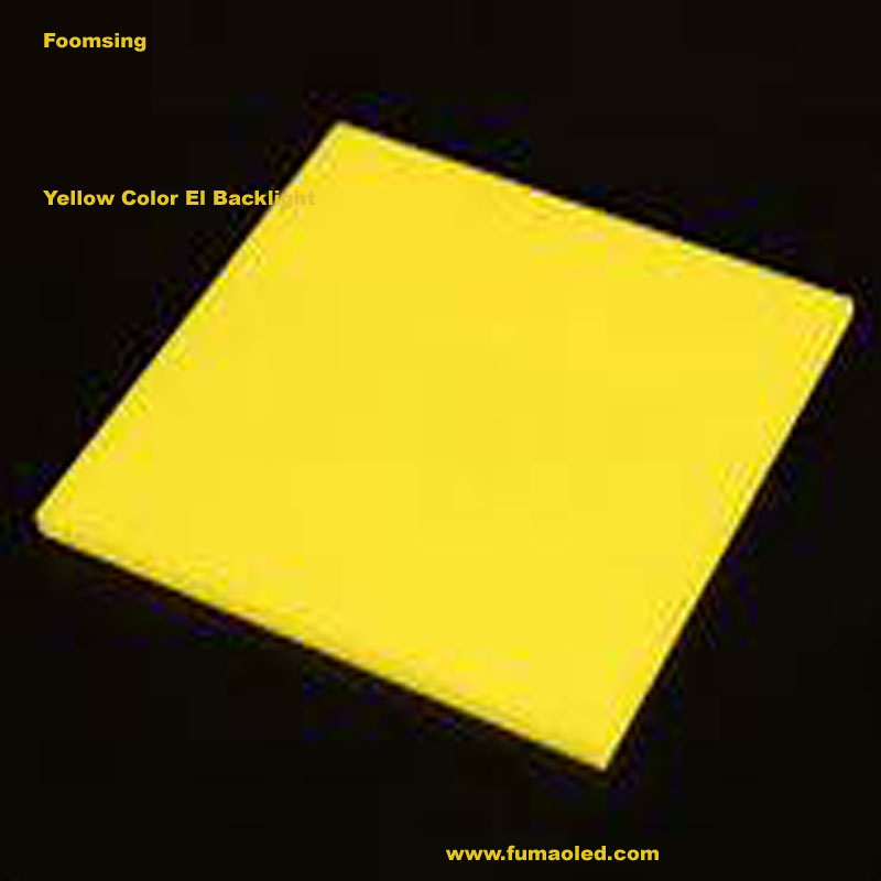 A4 Size Yellow Color EL Backlight Panel With 12V inverter in 2020