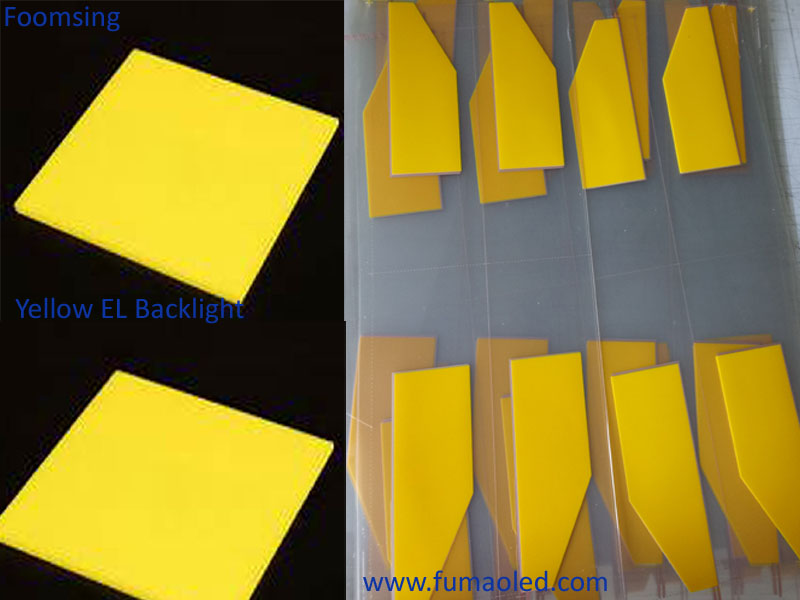 A4 Size Yellow Color EL Backlight Panel With 12V inverter in 2020