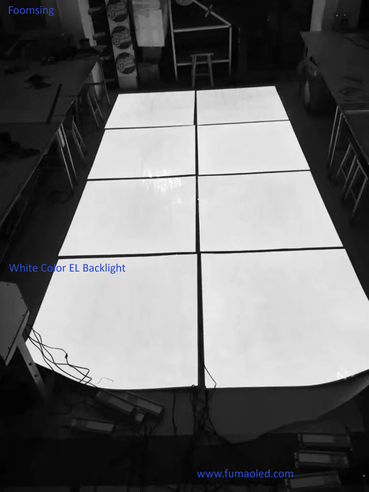 High Quality and Super Brightness A1 Size In White Color El Sheet Panel With Inverter