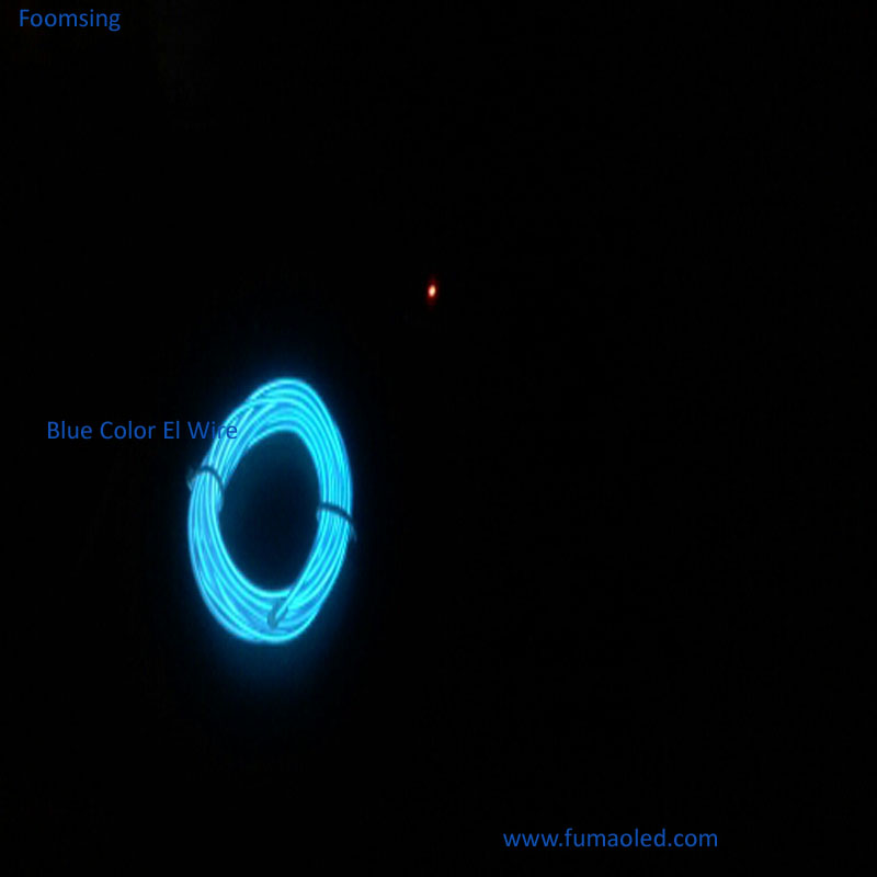 Blue Color El Wire With DC3V Inverter