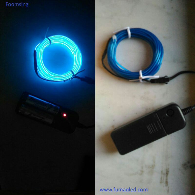 Blue Color El Wire With DC3V Inverter