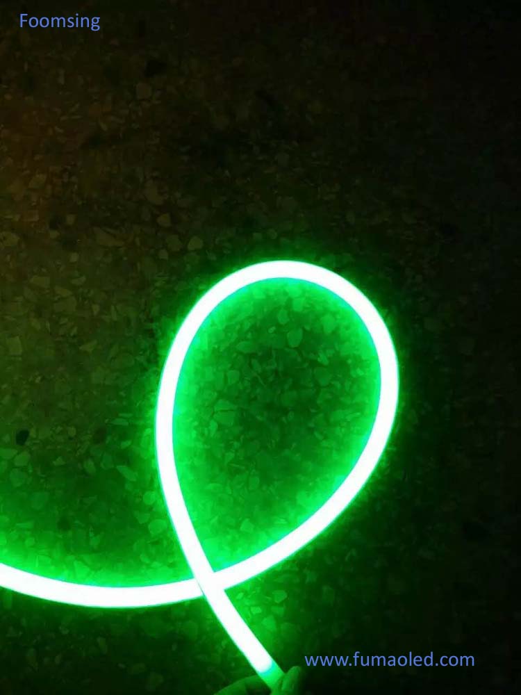 Green Color Led Strip in Size 8*16mm Neon String With DC12V