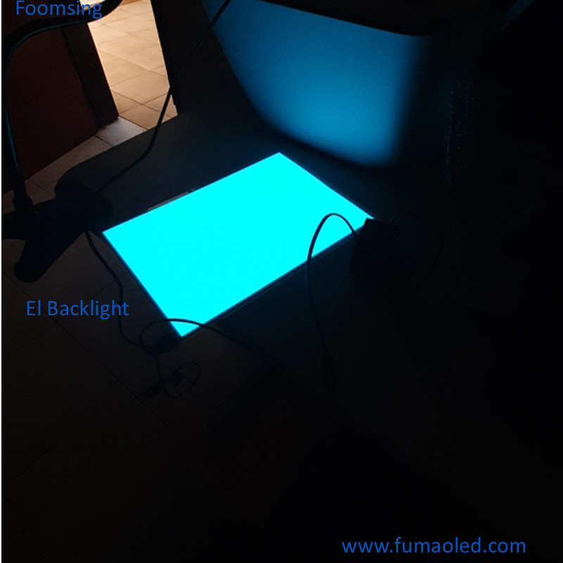 White Off Aqua On El Backlight Sheet