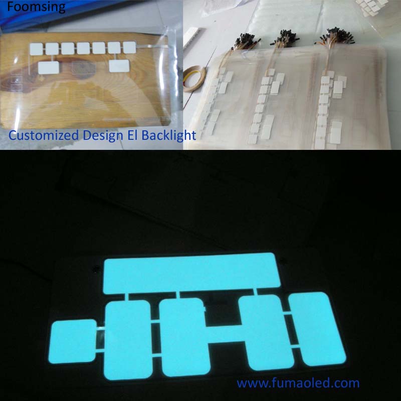 Can Cuttable El Backlight Sheet With Flexible Panel