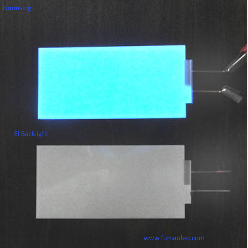 High Brightness EL Sheet Foil In Aqua Color